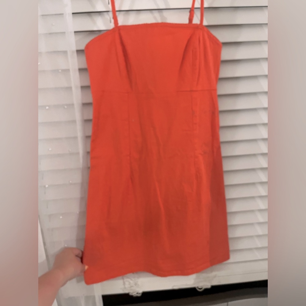 Orange dress